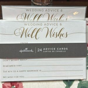 Hallmark Wedding Shower Advice Cards